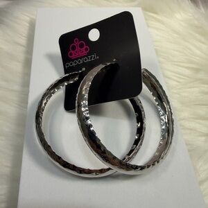 🩷5/$10 Paparazzi Silver Hoop Earrings